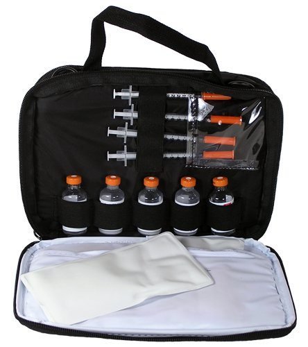 Insulin supplies carrying case